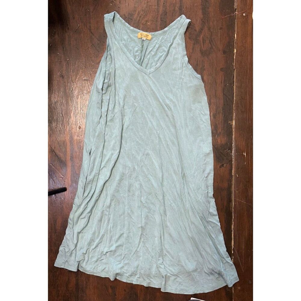 Blue Piko Flowy Mini Dress Size Medium